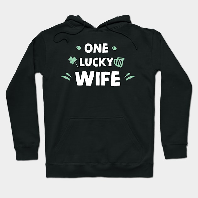 One Lucky Wife Hoodie by HamzaNabil